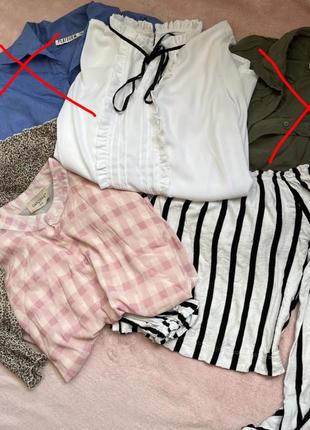 Лот блуз і рубашок y2k lolita coquette grunge леопард