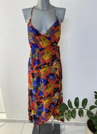 Сарафан в цветы,натуральный сарафан