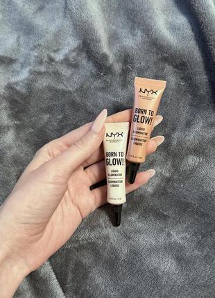 Nyx professional makeup born to glow liquid illuminator рідкий хайлайтер