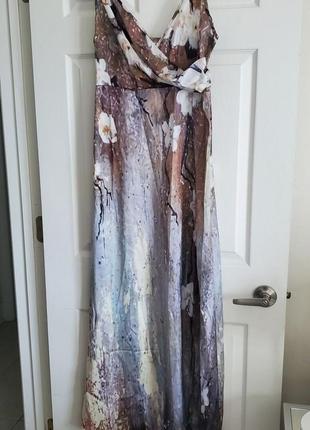 Длинное платье в бельевом стиле