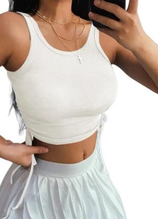 Топ белый zara