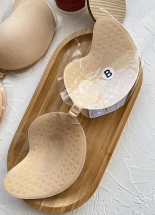 Бюстгальтер-невидимка fly bra з невидимою спиною силіконовий,невидимий багаторазовий флай бра бюст