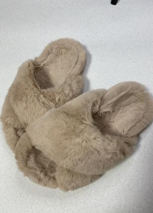 Пушистые тапки