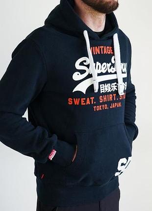 Кофта кенгурушка superdry розмір m2 фото