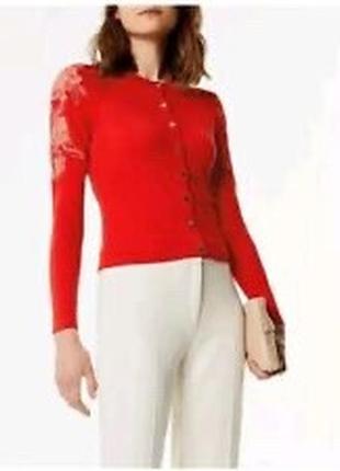 Кардиган с кружевом karen millen