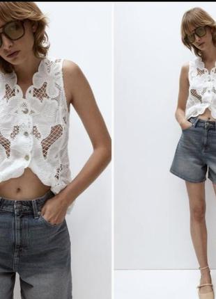 Жилет кружевесный