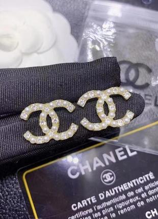 Сережки у стилі chanel3 фото