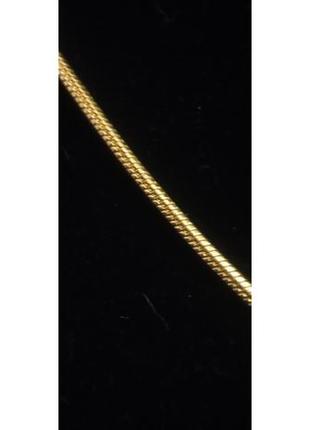 Цепочка minov 1971 плетение жгут покрытие под золото 40 см