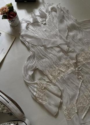 Женская лёгкая блузка жатка 🫧