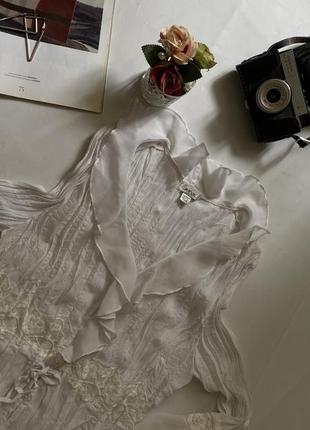 Женская лёгкая блузка жатка 🫧