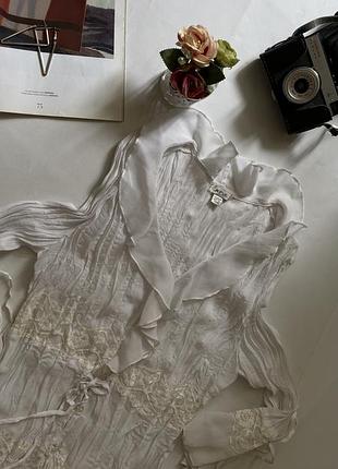 Женская лёгкая блузка жатка 🫧