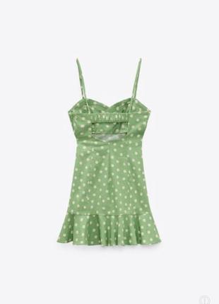 Летнее льяное платье zara