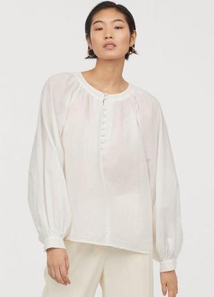 Новая хлопковая блуза h&m.