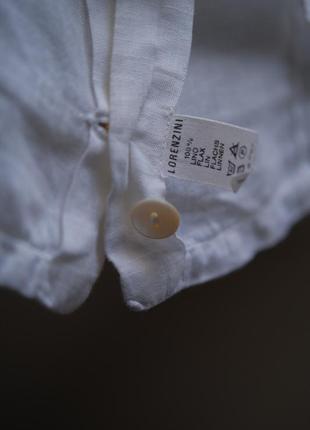 Блуза з льону lorenzini4 фото