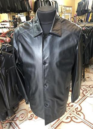 Чоловічий шкіряний піджак розпродаж!