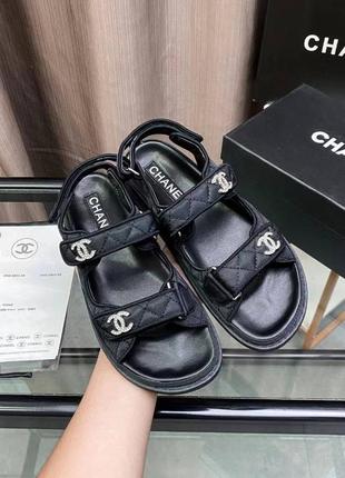 Женские босоножки в стиле chanel шанель
