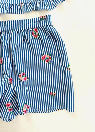 Костюм комплект блуза шорти 4-5 років, 104-110 см4 фото