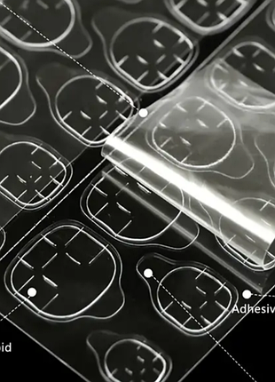 Гелевые типсы искусственные ногти 24 шт. #110