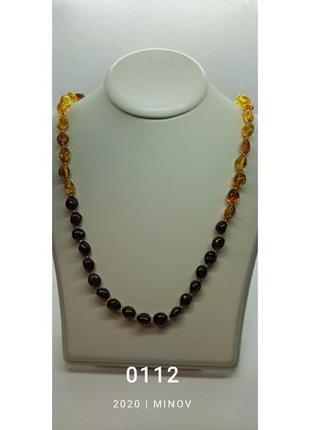 Бусы из янтаря minov 0112 длина 56 см