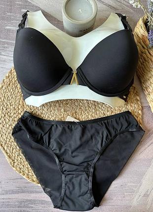 Женский комплект нижнего белья, черный