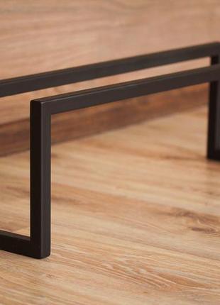 Полиця для взуття з металу однорівнева 100х17х20 см