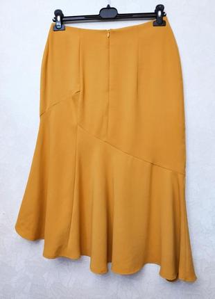 Трендовая ассиметричная юбка миди длинная юбка годе2 фото