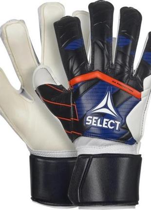 Рукавички воротарські select goalkeeper gloves 04 protection v24 синій, білий діт 6 601041-202 6