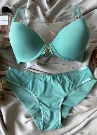 75-80-85-в комплект жіночої білизни на 2 розмір грудей бірюзовий