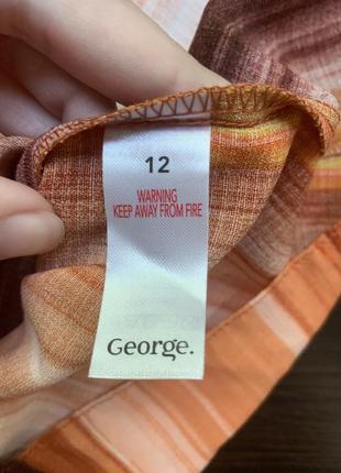 Блуза george жовтогаряча з відкритими плечима7 фото