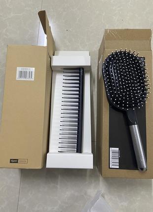 Комплект расчёсок dyson-designed paddle brush (nickel/black) расчёска