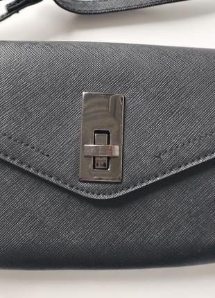 Жіноча сумочка-гаманець клатч чорна primark3 фото