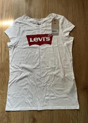 Нова біла футболка levi’s з біркою