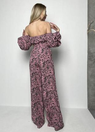 Жіночий костюм блузка топ + штани № 2/39/ мр 176 штапель (xs, s, m, l. розмір )10 фото