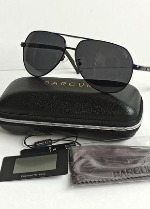 Солнцезащитные очки поляризационные polarised мужские капли авиаторы police брэнд kingseven оригинал4 фото