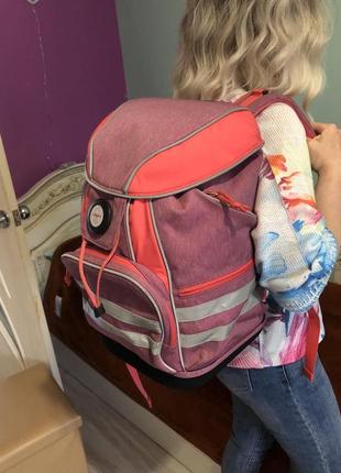 Школьный рюкзак lässig германия цвет пурпурный