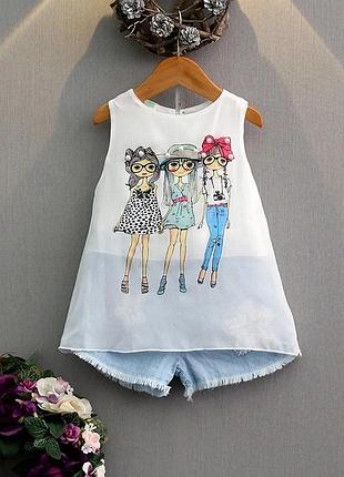 Мега стильный костюм для девочек!