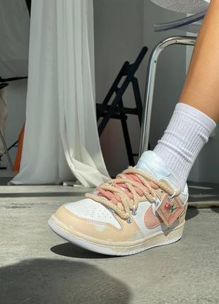 Жіночі кросівки в стилі nike dunk.7 фото