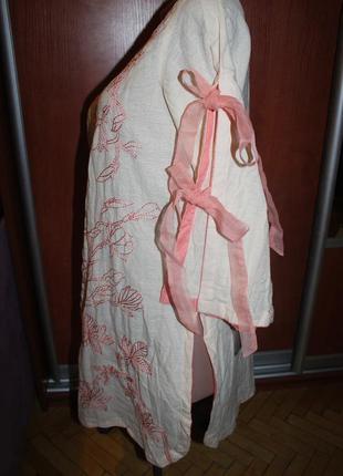 Сукня туніка східна almirah бежева бавовна котон2 фото