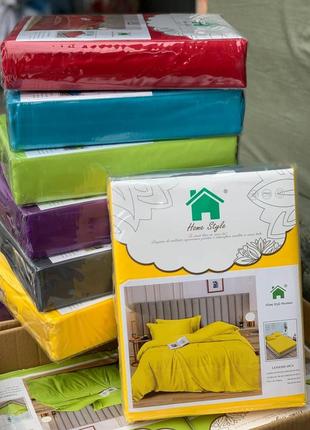 Постільна білизна страйп сатин на резинці туреччина євро розмір😍