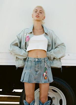 Джинсова куртка zara