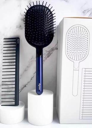 Профессиональный набор расчёсок dyson styling set (prussian blue/black) расчёска