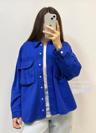 Джинсова курточка оверсайз zara