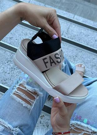 Женская летняя обувь, босоножки женские на танкетке