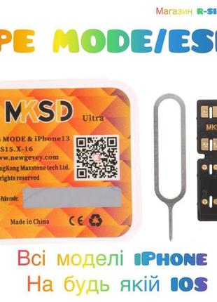 Mksd ultra|e-sim|qpe|tmsi|r-sim|новий спосіб розблокування iphone