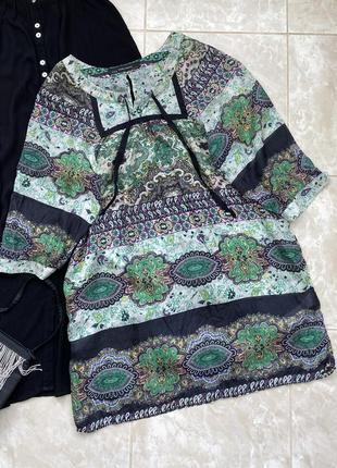 Туника  zara 100% шелк