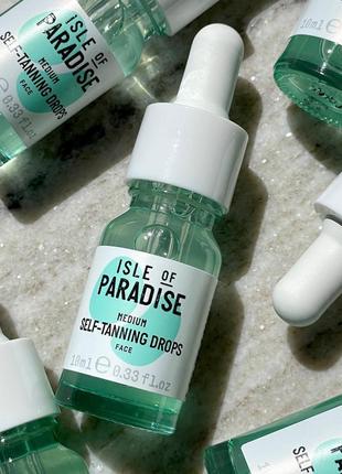 Isle of paradise self-tanning glow drops крапельний автозагар для обличчя та тіла