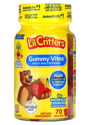 L'il critters gummy vites комплекс жувальних мультивітамінів 70