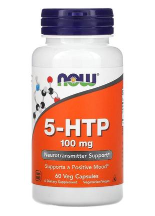 Now foods, 5-гідрокситриптофан, 100 мг, 60 капсул