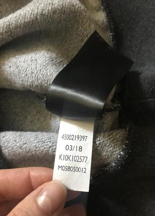 Світшот кофта лонг графіт unisex 100% бавовна бренд Down calvin klein7 фото