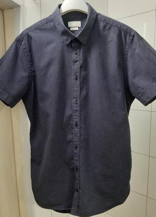 Хлопковая тенниска зара мужская рубашка футболка принт от zara